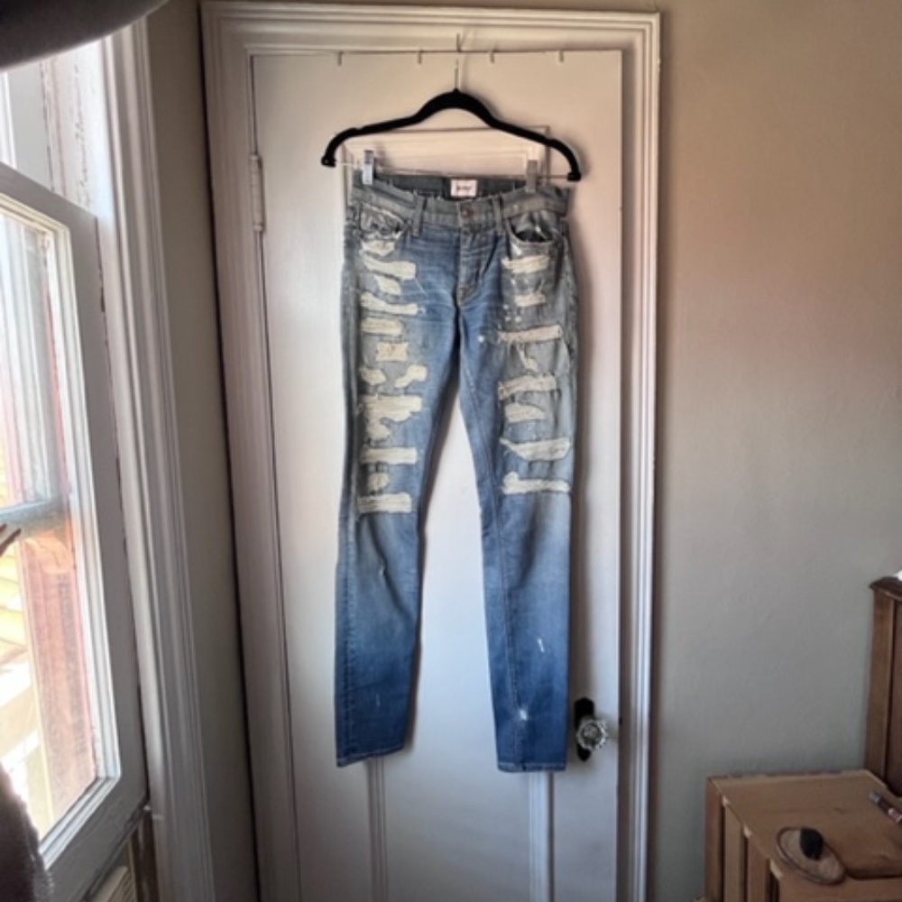 Hudson Distressed Skinny Jean